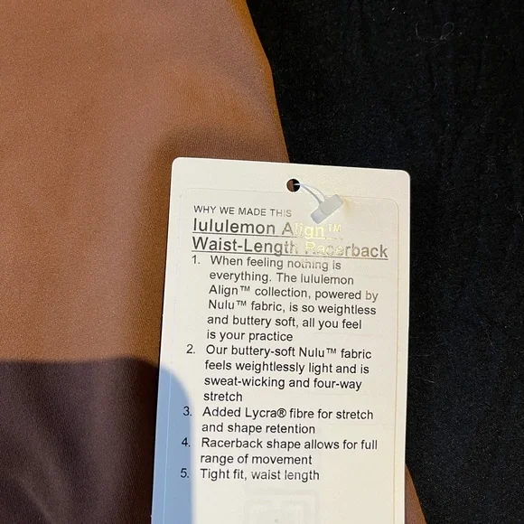Lululemon Align Racerback Tanktop - Picture 5 of 5